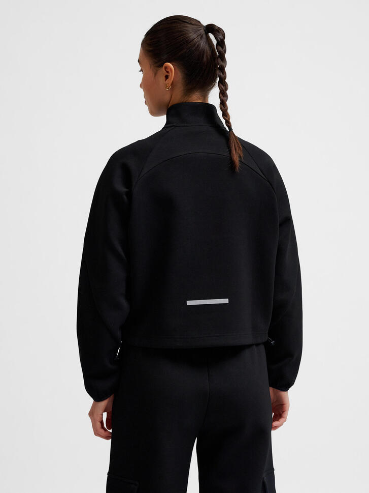 Damska bluza z zamkiem błyskawicznym Hummel Tech Fleece Boxy