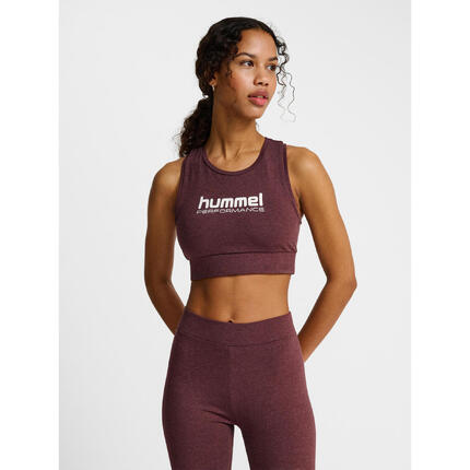 Damski biustonosz z logo Hummel Pulse