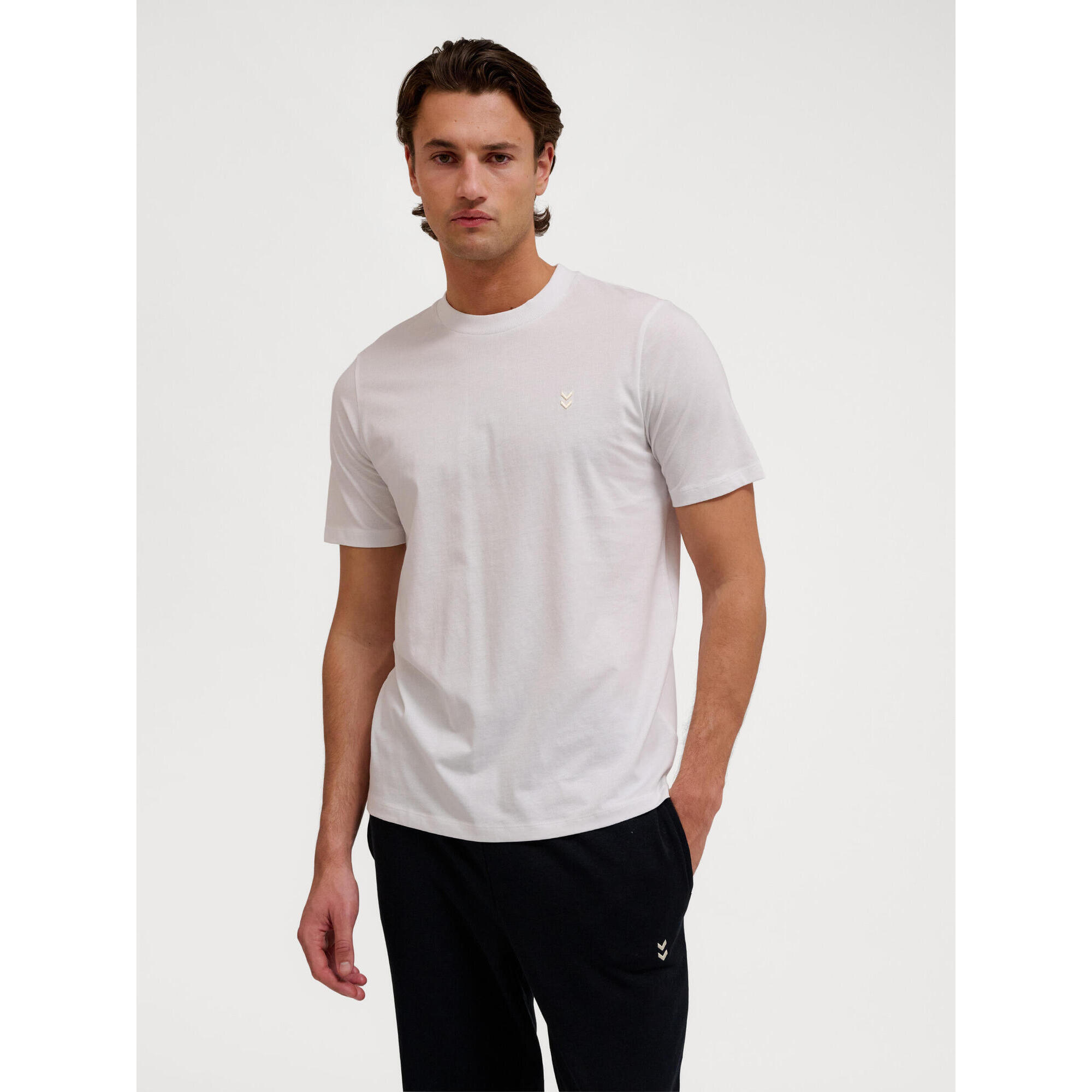 Hummel koszulka męska bawełniana logo haftowane hml Pulse T-shirt