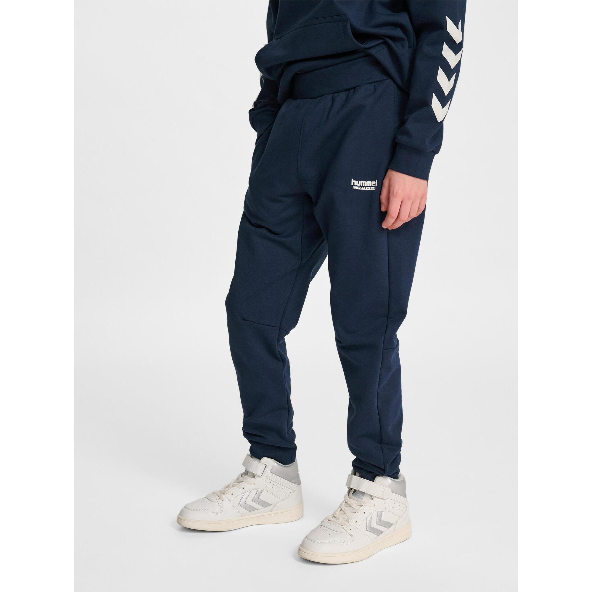 Hummel - Fermeture À Cordon Pantalon Hmljr Regular Enfant Hummel - Pantalons - Bleu|vert - Decathlon