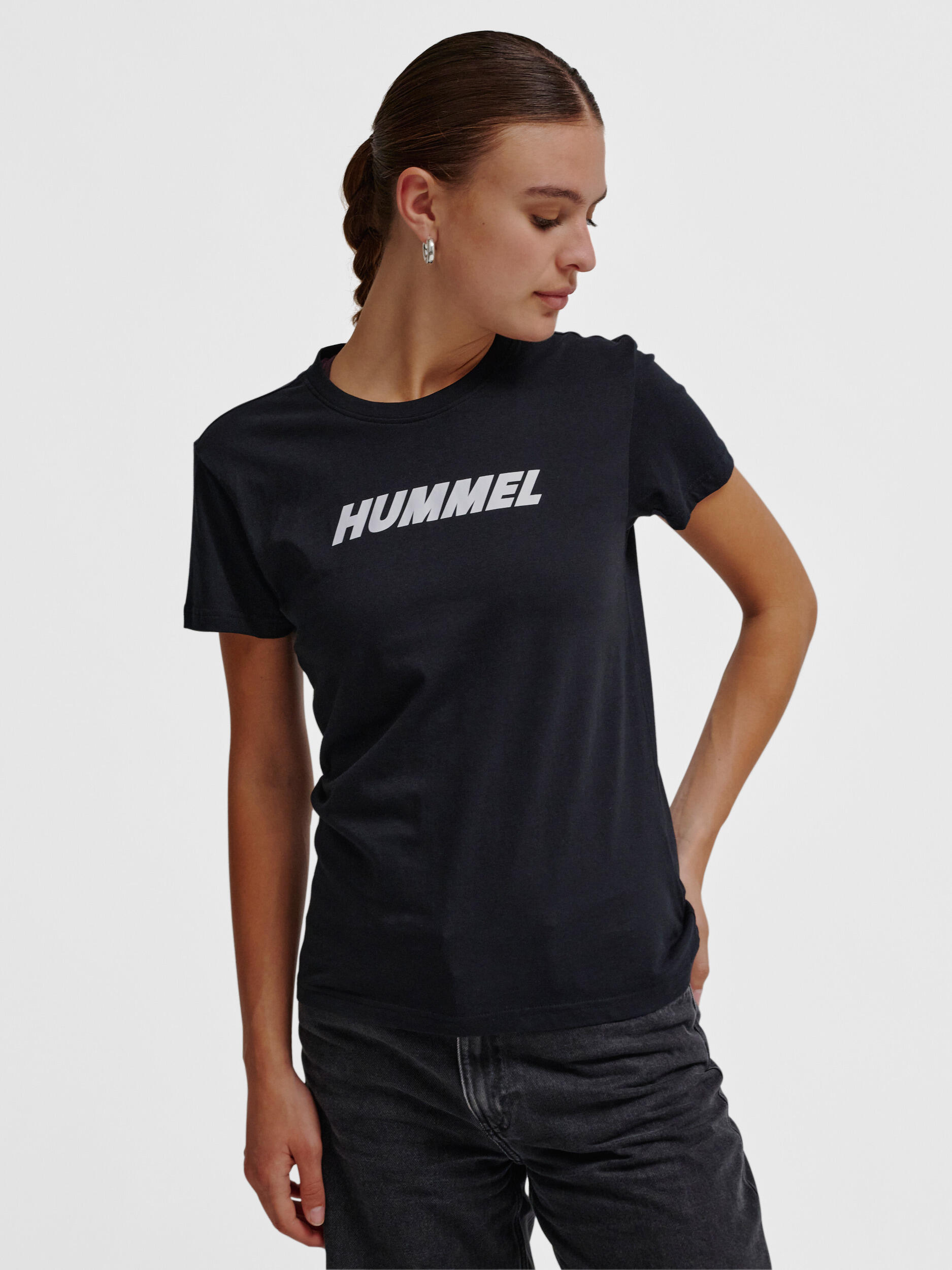 HUMMEL Women's logo T-shirt Hummel Elemental