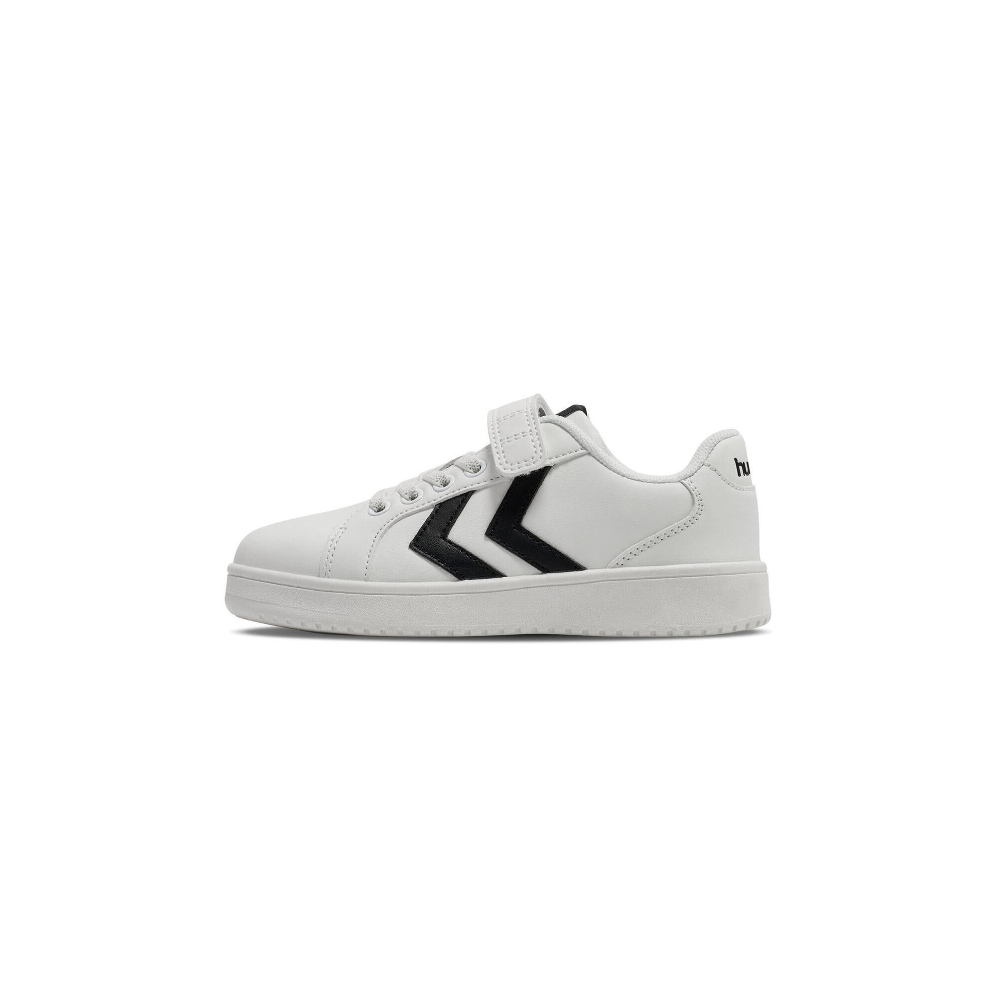 Hummel - Fermeture Velcro Sneaker Basse Derby Court Enfant Hummel - Baskets - Noir - 35,5 - Decathlon