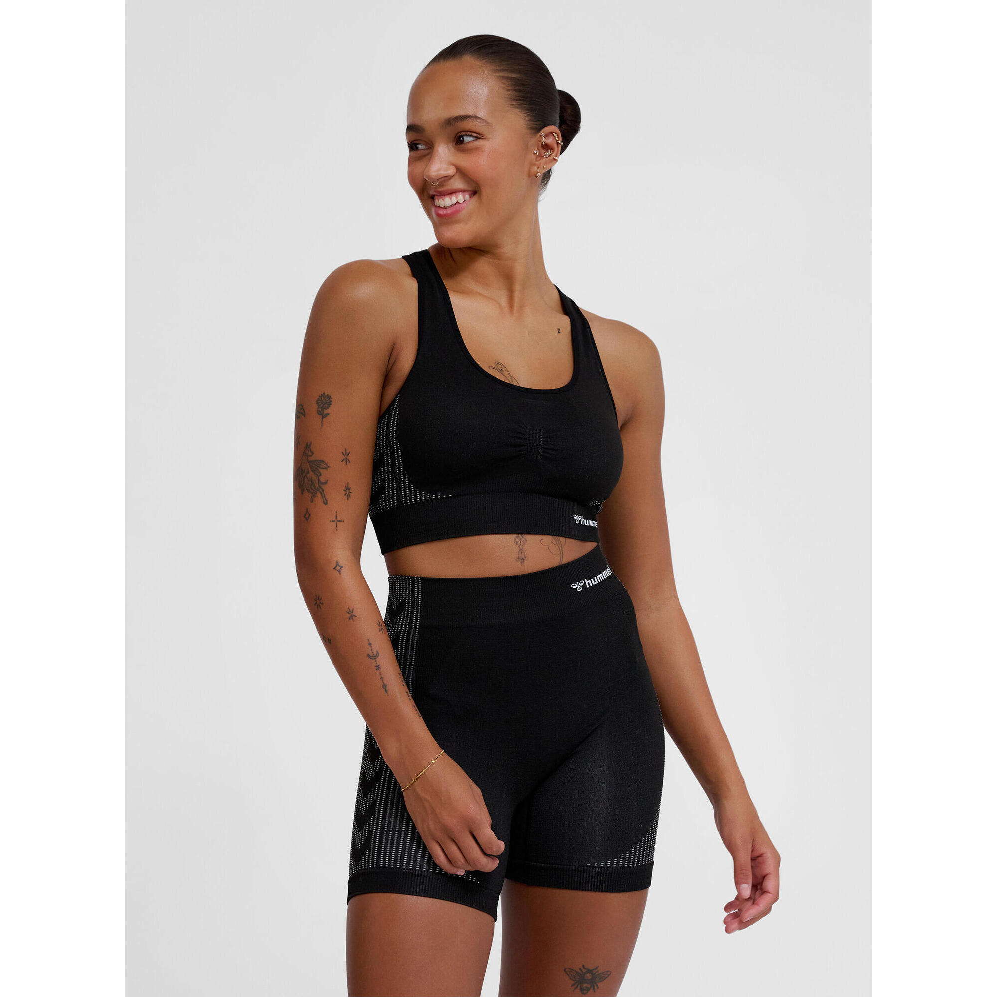 Hummel - Enfiler Sac Banane Hmlmt Shaping Entraînement Femme Hummel - Brassière - Noir - 36 Xs - Decathlon