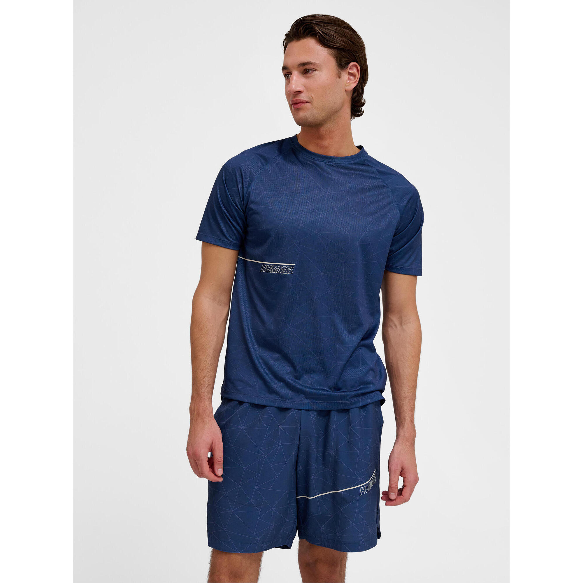 Hummel - Enfiler T-shirt Hmlcourt Padel Femme Hummel - T-shirt Manches Courtes - Bleu - S - Decathlon
