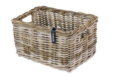 Basil fietsmand dax groot grijs 35l