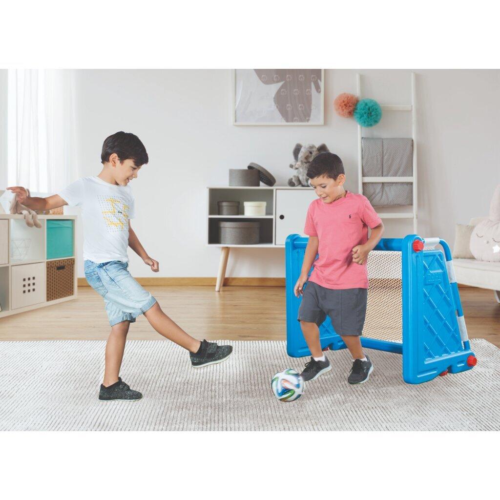 Dolu Voetbaldoel voor Kinderen 100x75x55 cm in Blauw 2/2
