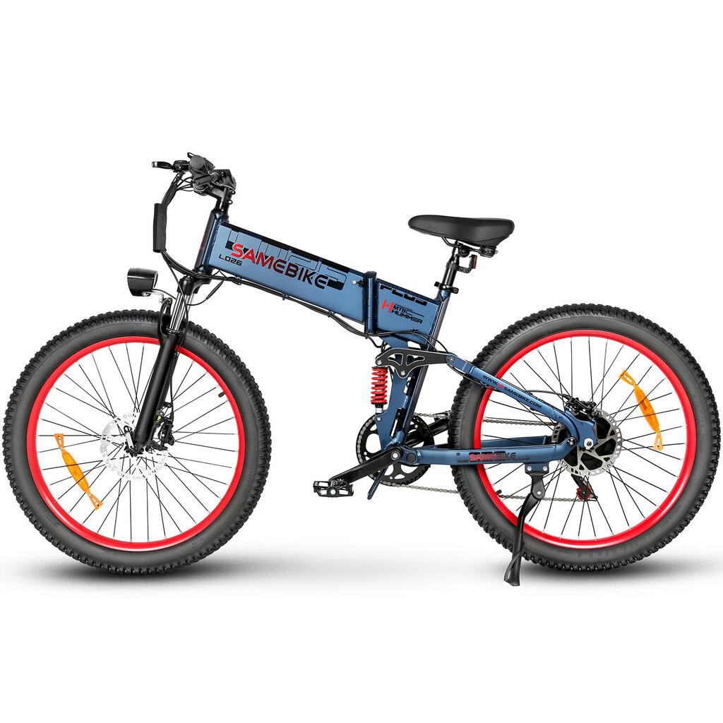 Electric Bike SAMEBIKE LO26-Plus with48V 15Ah Battery, 26 inch Tires