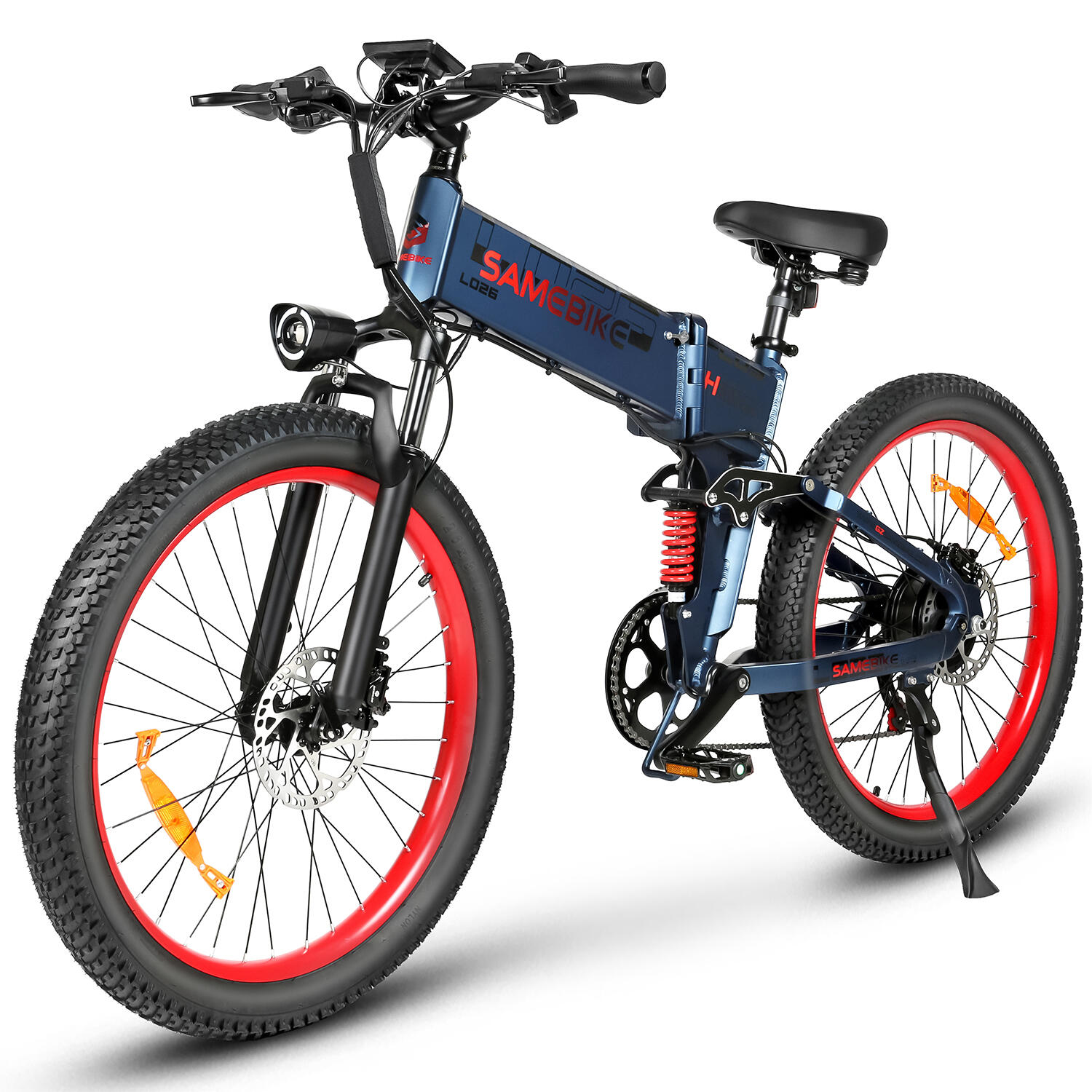 SAMEBIKE LO26-Plus E-Bike mit 48V 15Ah Akku 4/7