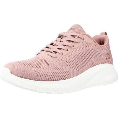 Zapatillas Skechers Bobs Squad Chaos-Face Off, Blanco, Mujer
