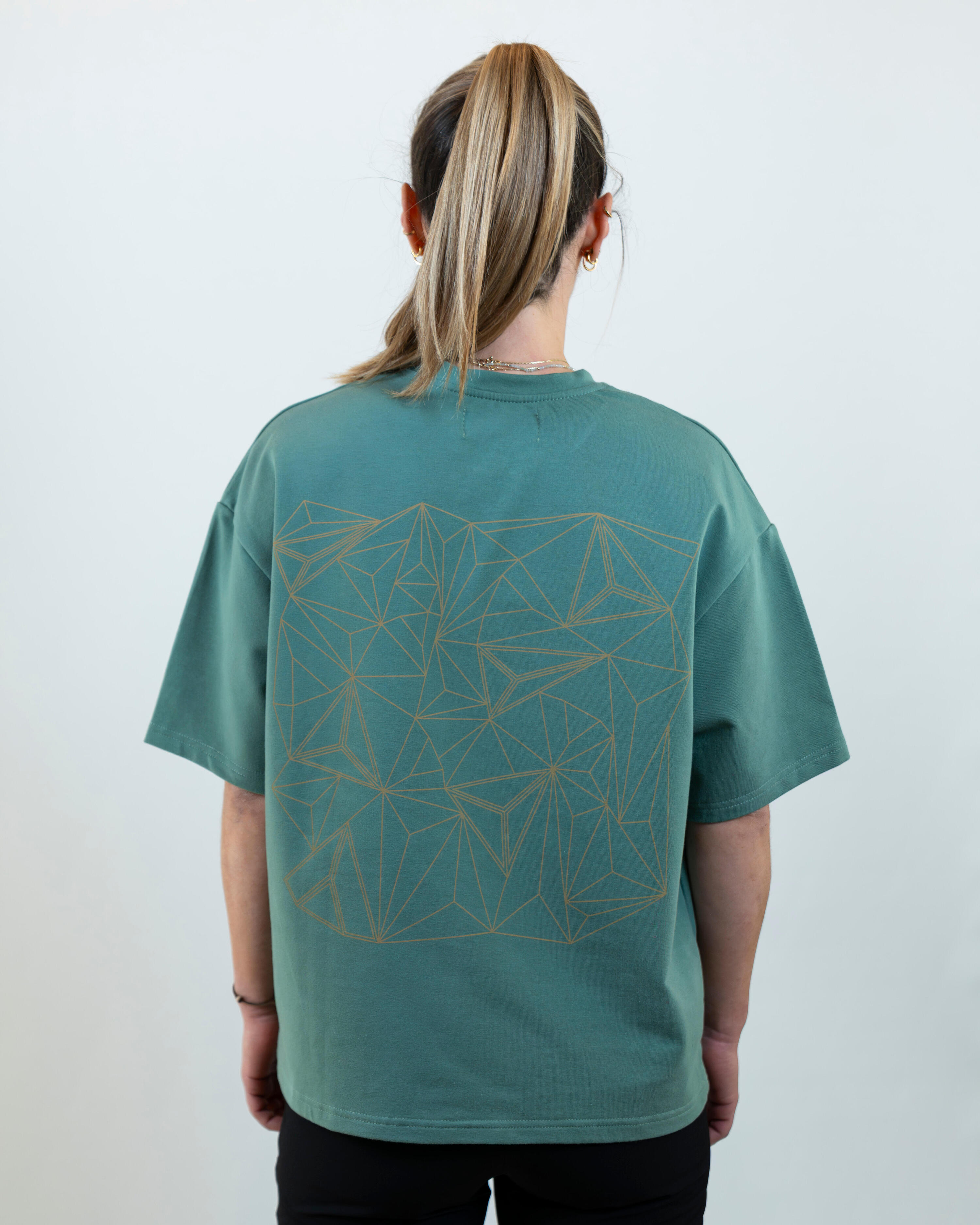 Oversized Boulder-Shirt Volumes Türkis 7/7