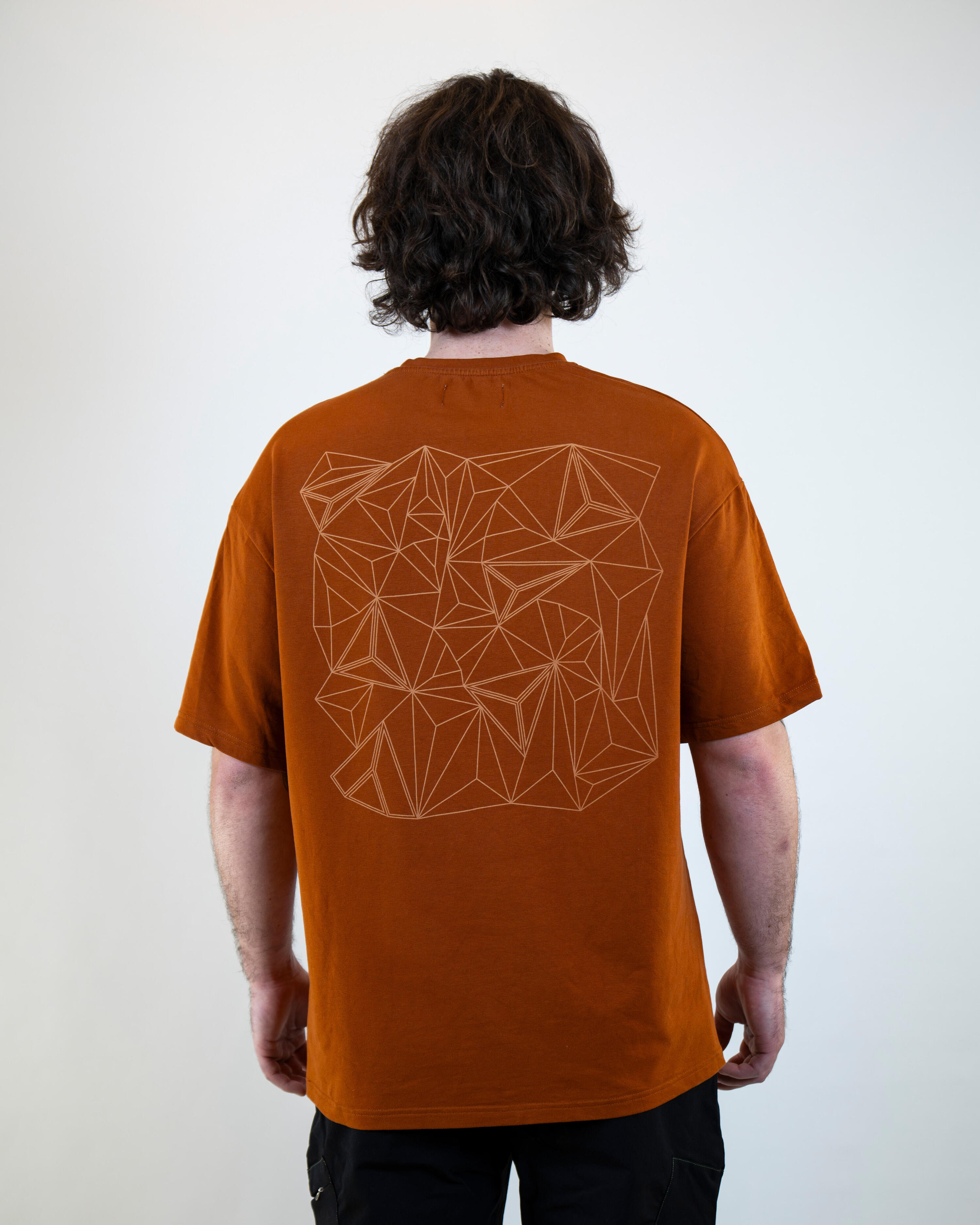 Oversized Boulder-Shirt Volumes Kastanienbraun 6/7