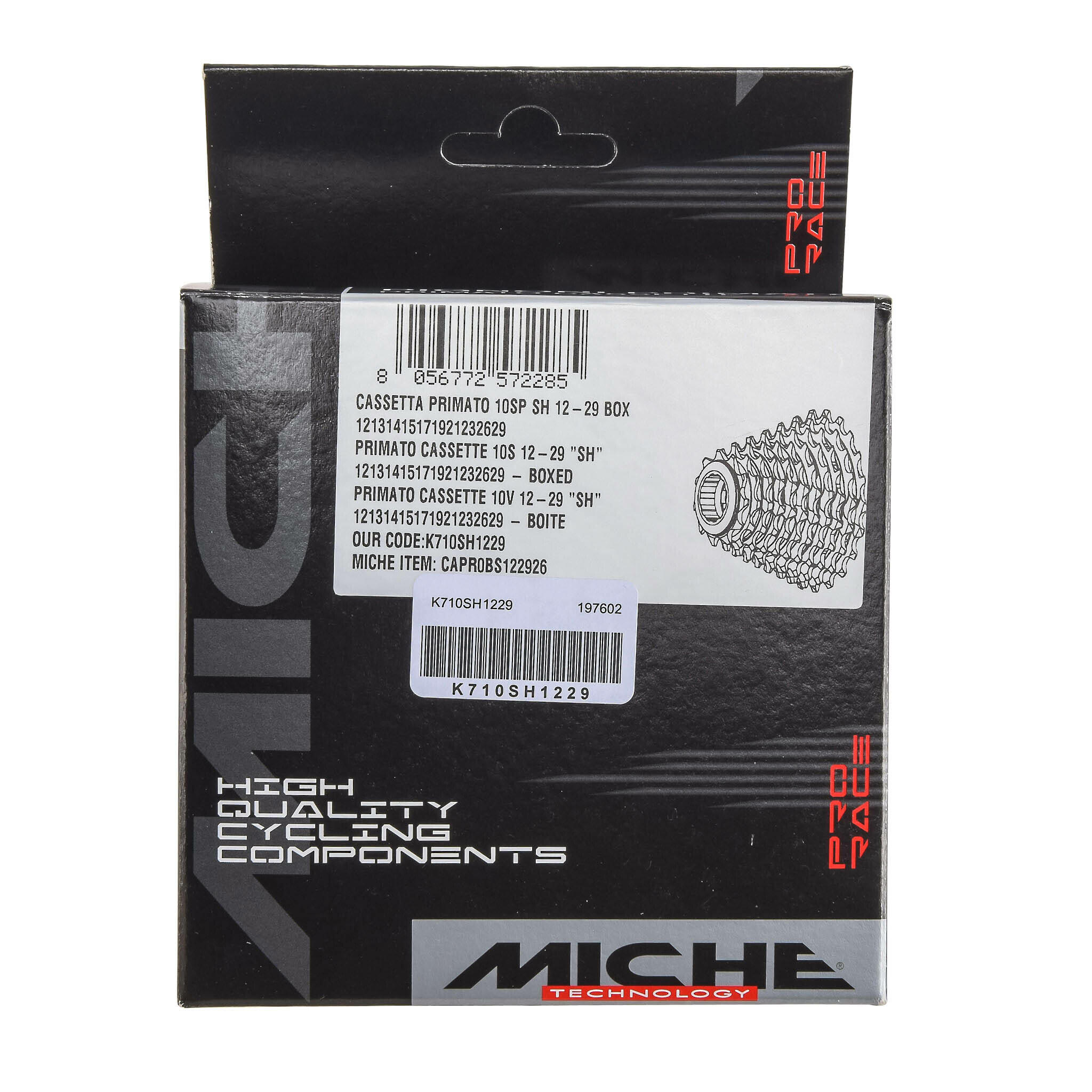 Pacco pignoni Sram X01 Eagle XG-1275 12 velocità 10-52 denti nero