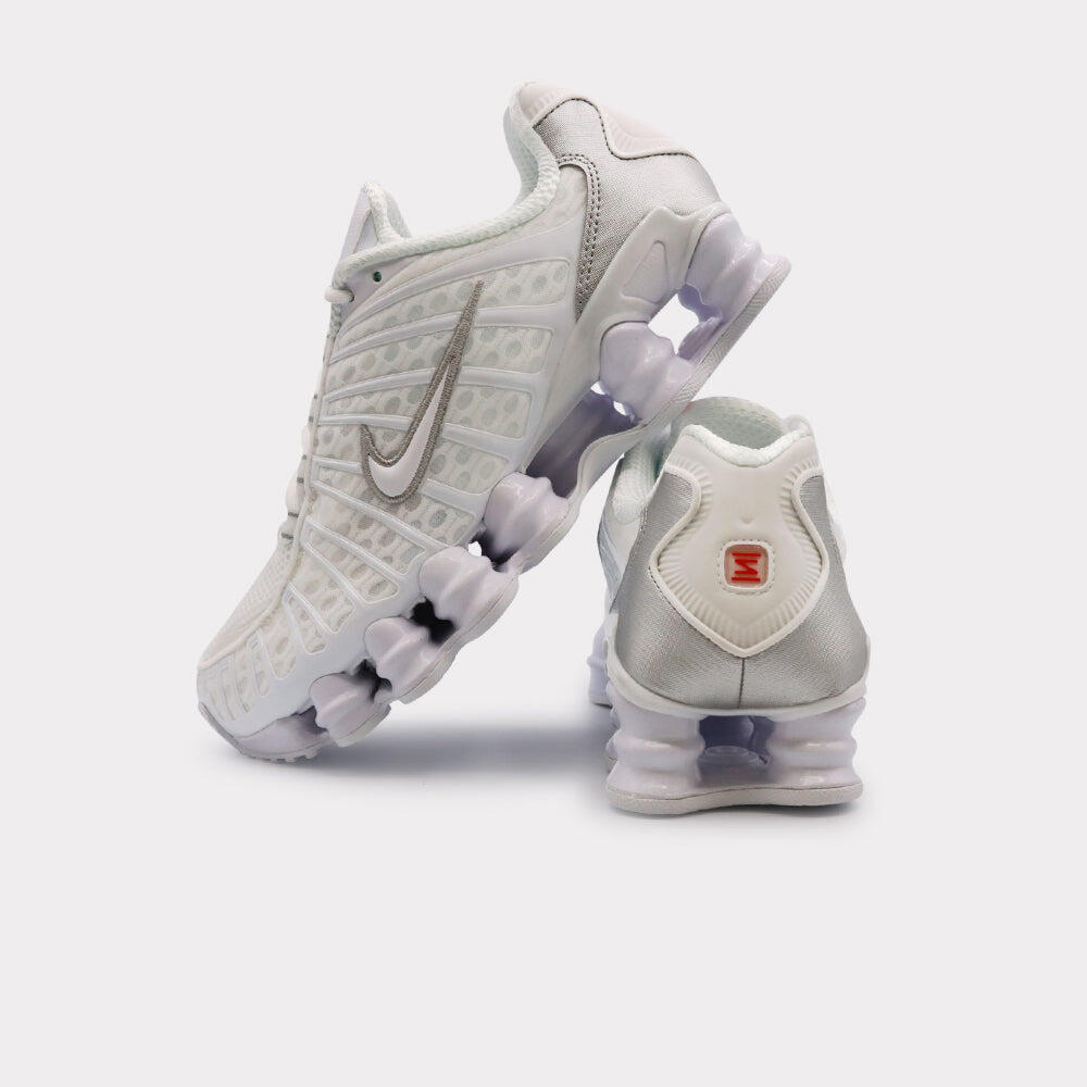 Shox TL White Metallic Silver Max Orange 3/7