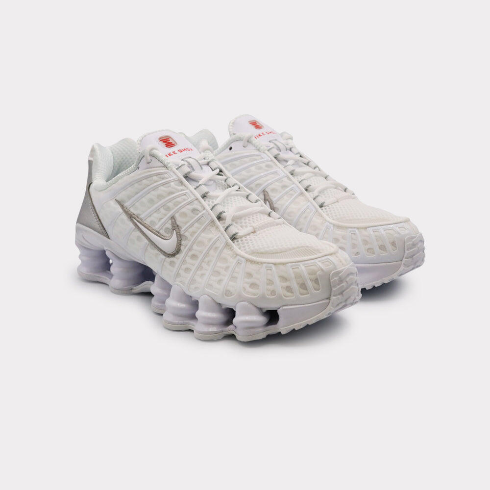 Shox TL White Metallic Silver Max Orange 2/7