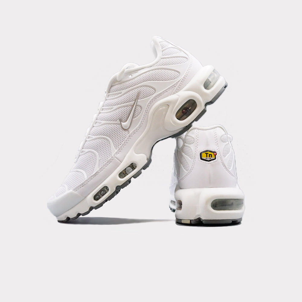 Chaussures - course - respirantes, amortissantes - air max plus - blanc/noir 3/7
