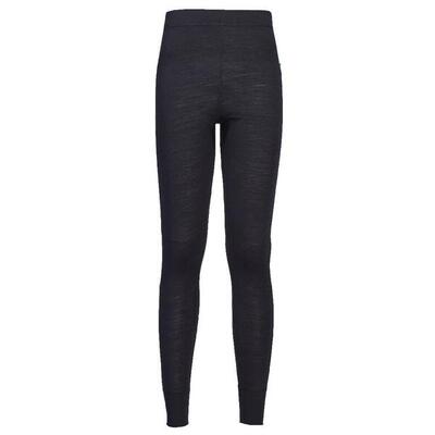 Volwassen uniseks merino wol base layer legging (zwart)