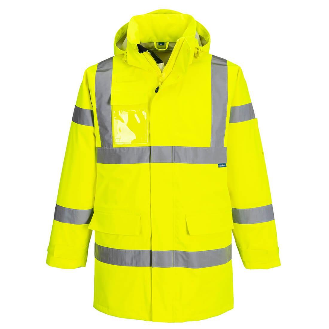PORTWEST Uniseks Regenjas 3laags HighVis voor volwassenen (Geel)