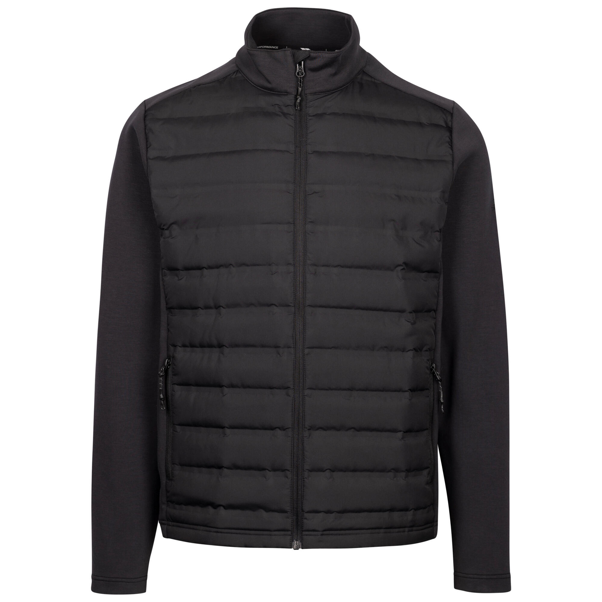 TRESPASS Mens Orford Hybrid Padded Jacket (Black)