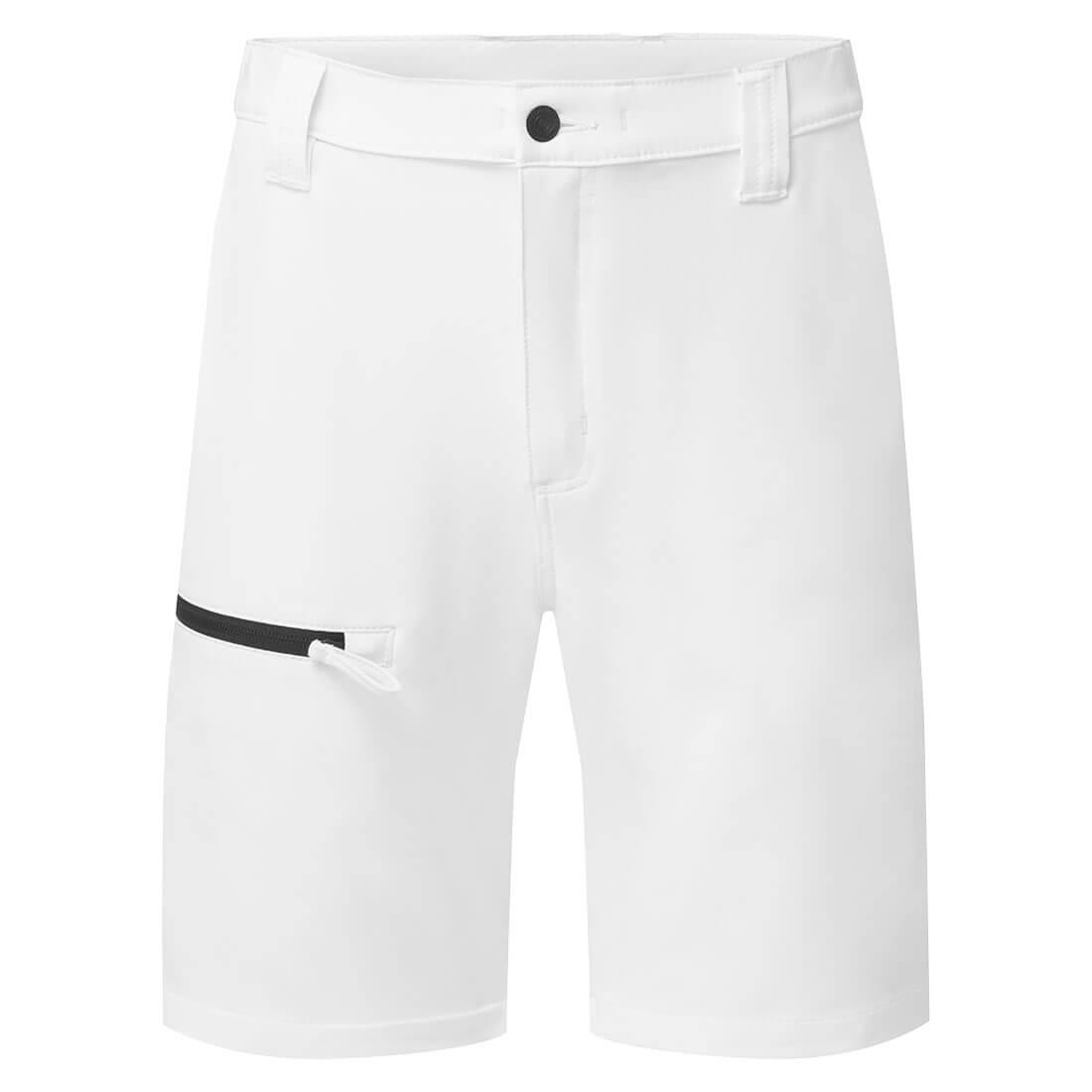 PORTWEST Mens WX2 Stretch Shorts (White)