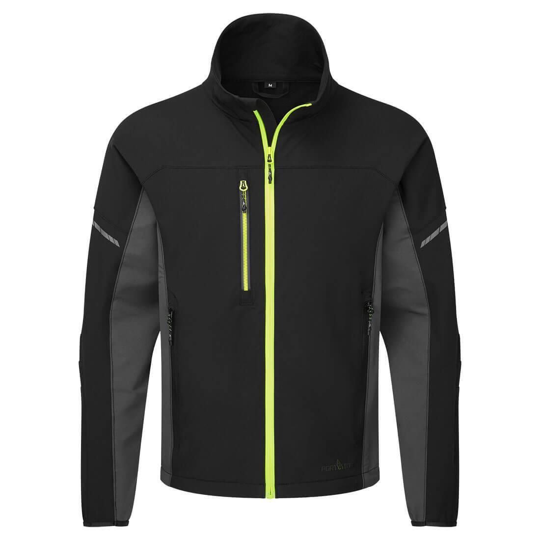 Mens EV4 Stretch Work Jacket (Black) 2/3