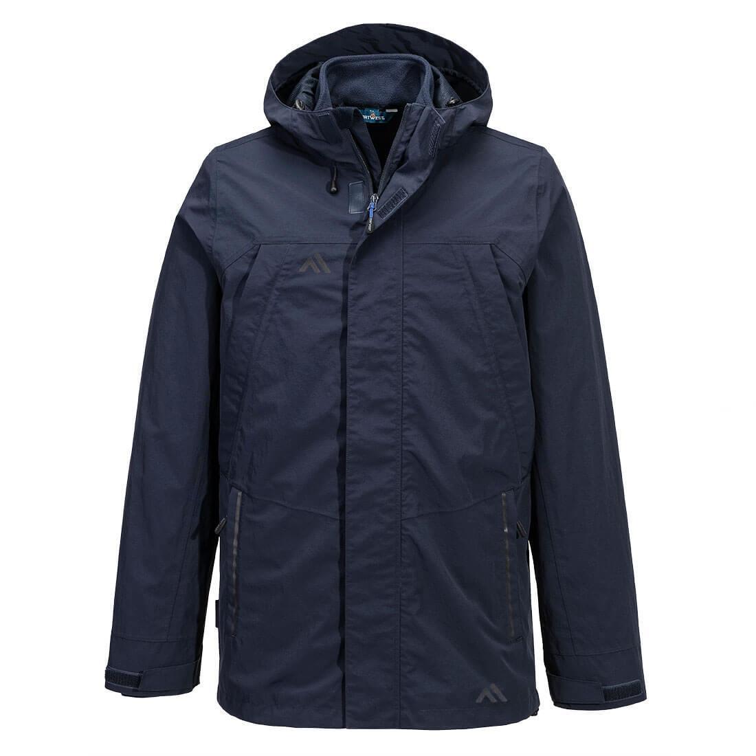 PORTWEST KX3 3 in 1 jas voor volwassenen (Donkere marine)
