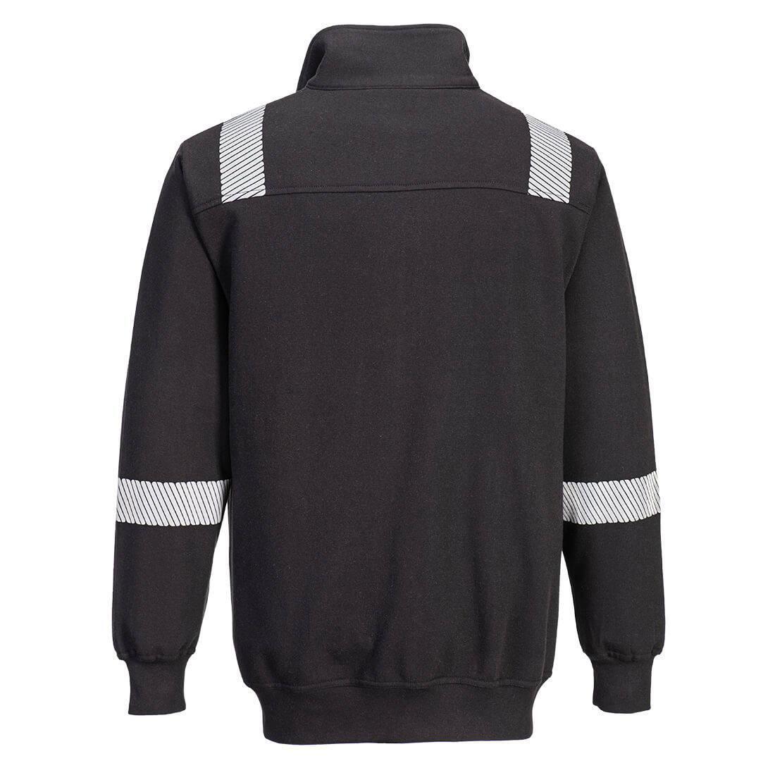 Unisex Adult WX3 FR Modaflame Sweatshirt (Black) 2/2