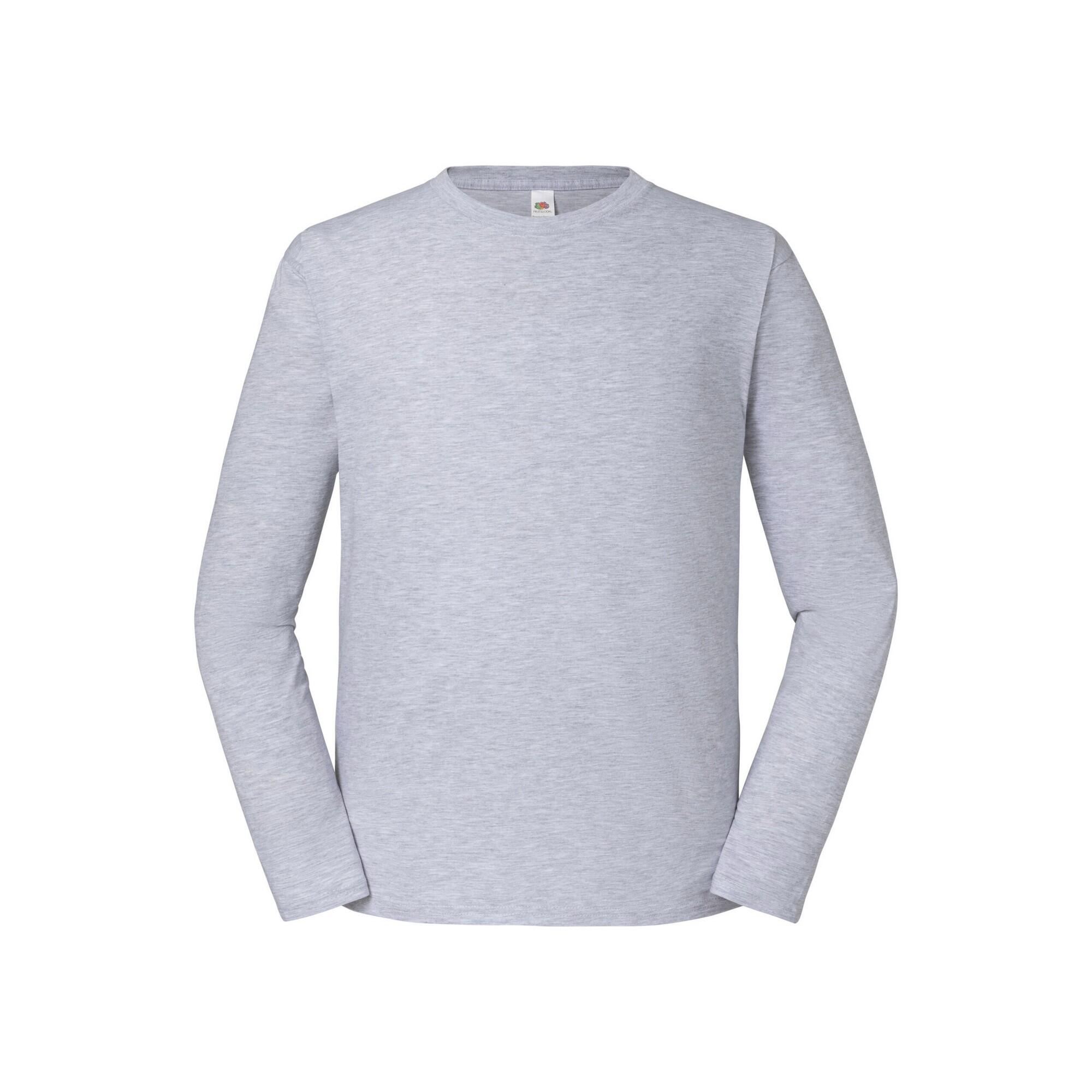 Fruit of the Loom Mens Iconic 195 Premium Long-Sleeved T-Shirt
