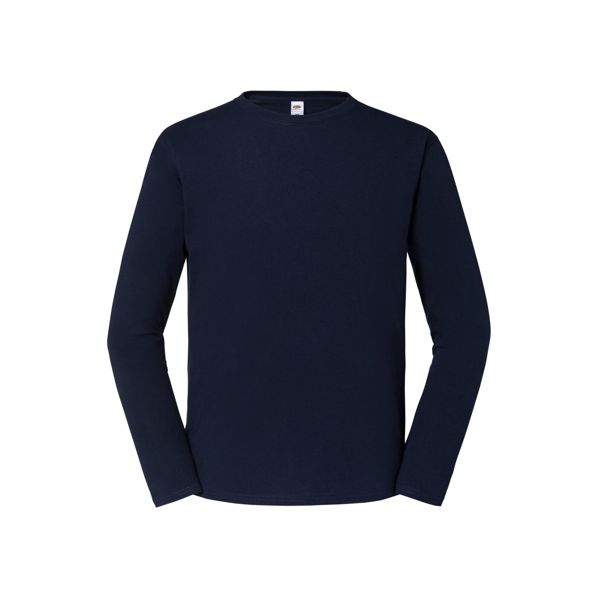 Fruit of the Loom Mens Iconic Premium Long-Sleeved T-Shirt