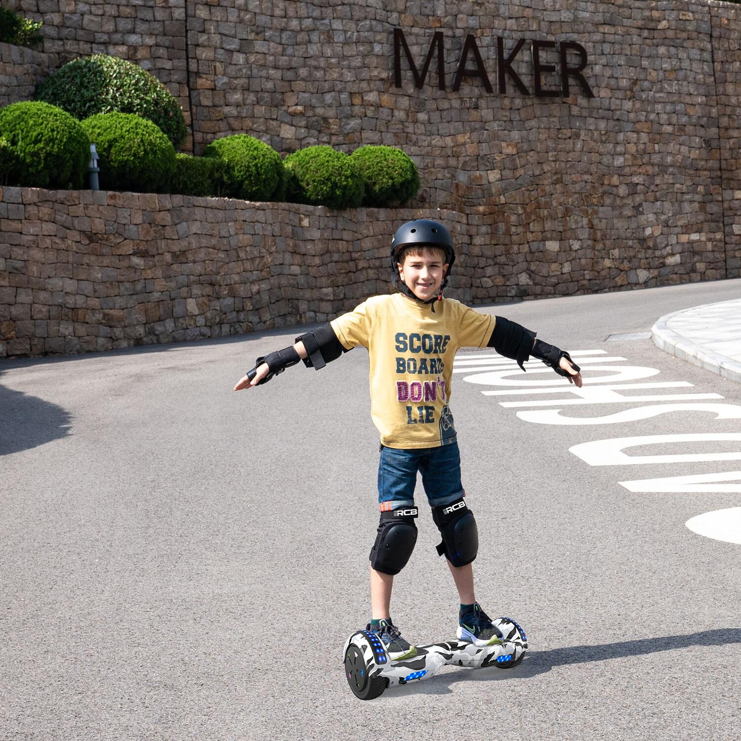 Hoverboard 6,5 Pollici con Bluetooth e Luci LED RCB-WJ1 7/8