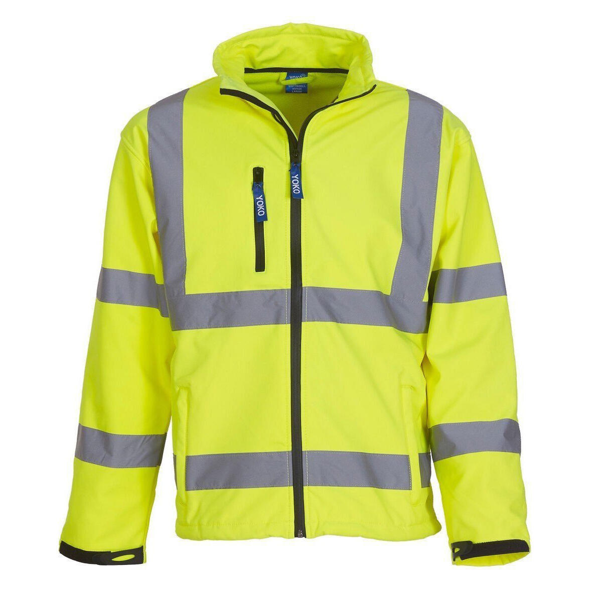 Yoko Mens Hi-Vis Softshell Jacket (Pack Of 2)