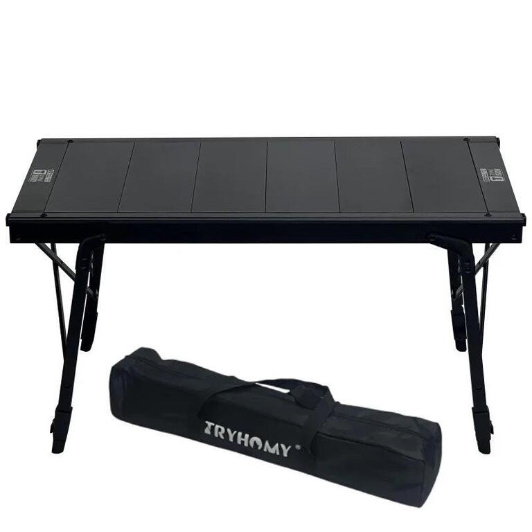 Portable folding picnic table with carry bag