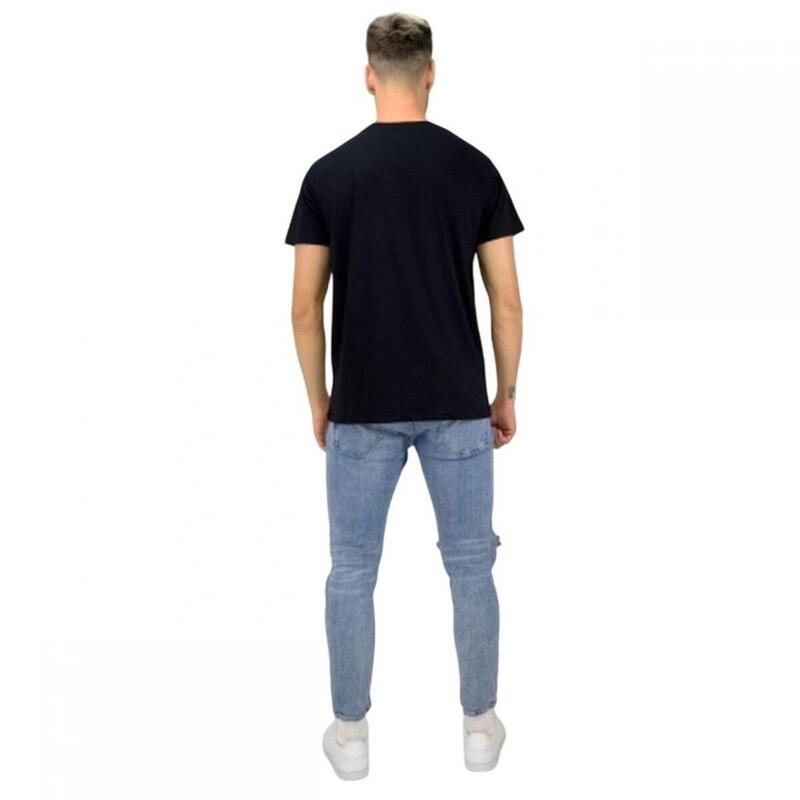 T-shirt piłkarski męski Real Madryt cotton tee czarny