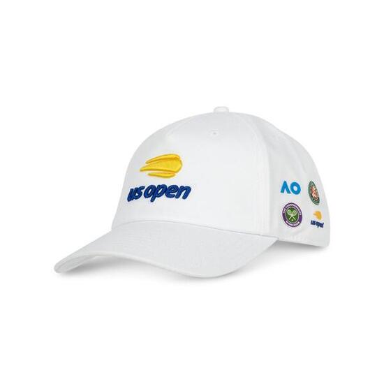 Casquette Grand Slam US Open Roland-Garros - Blanc