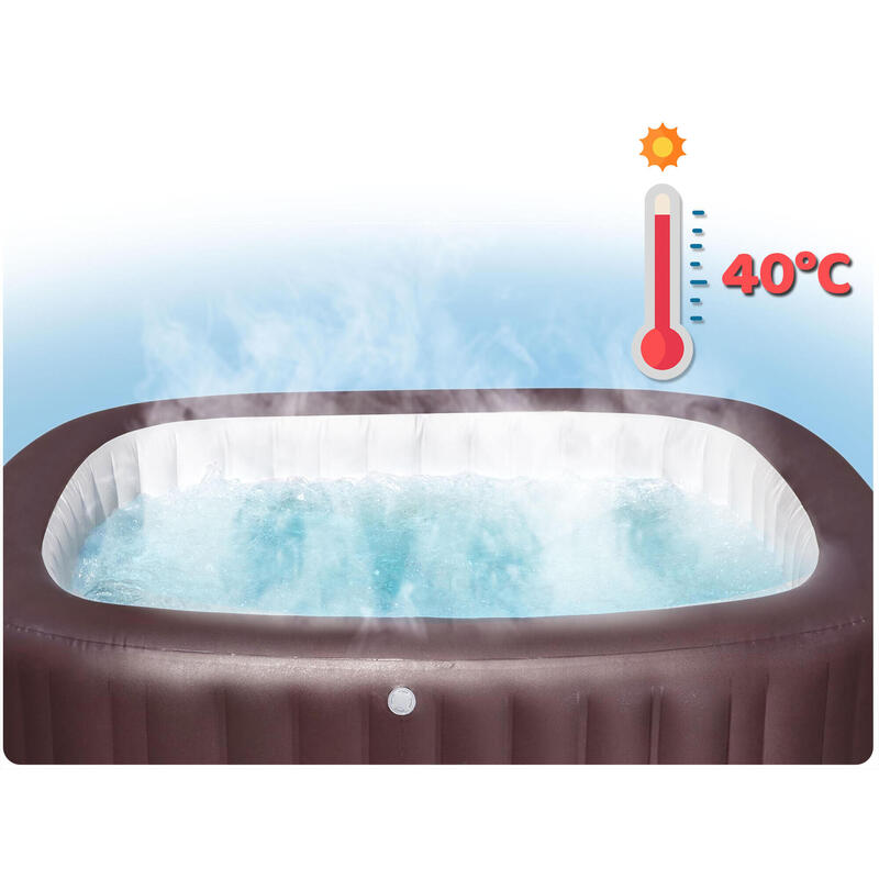 SPA ogrodowe dmuchane HydroJet Bestway 201x151x80 cm 7 osób aplikacja WIFI