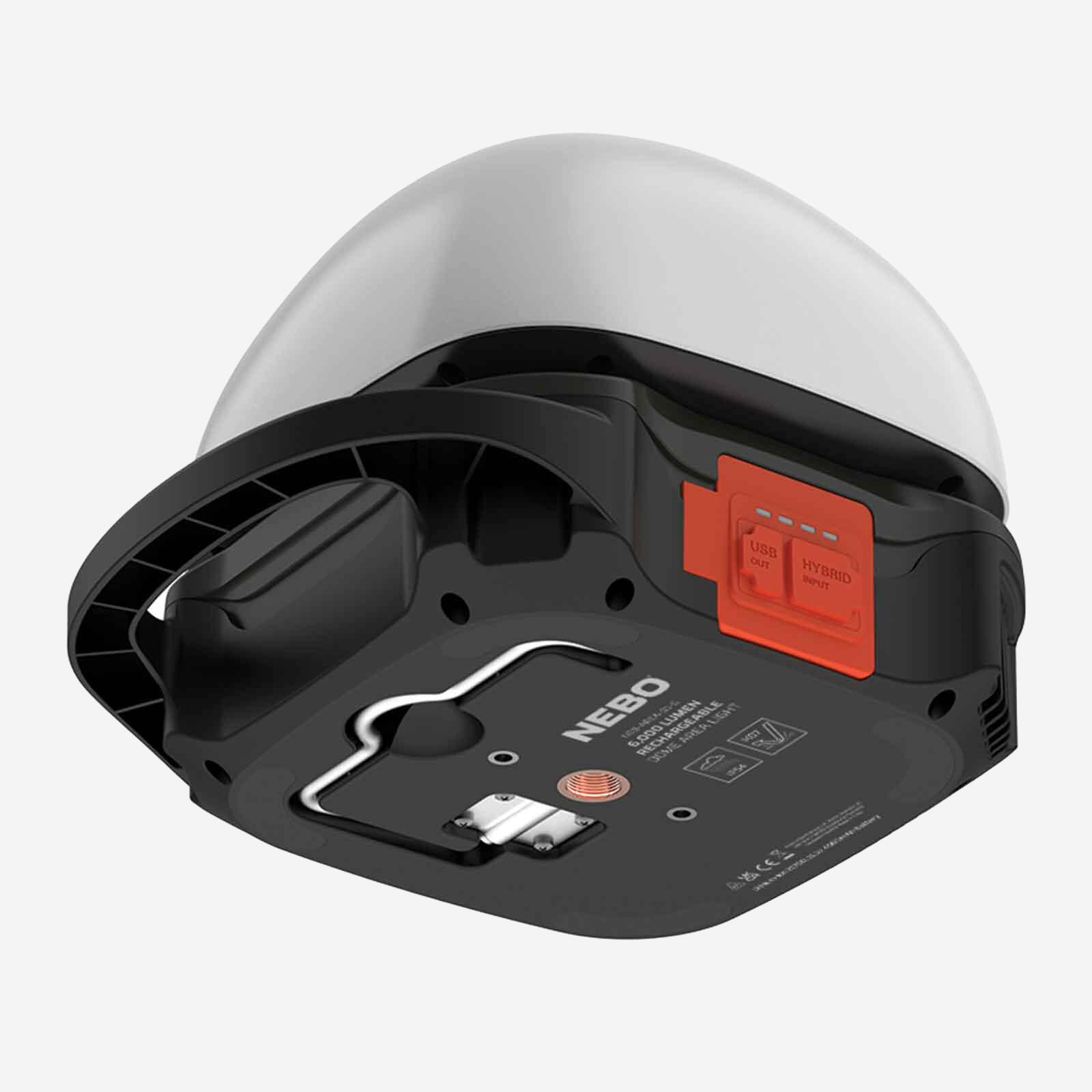 NEBO 6K CUBE – Projecteur LED Rechargeable 6000 Lumens Extérieur - 360° 4/7
