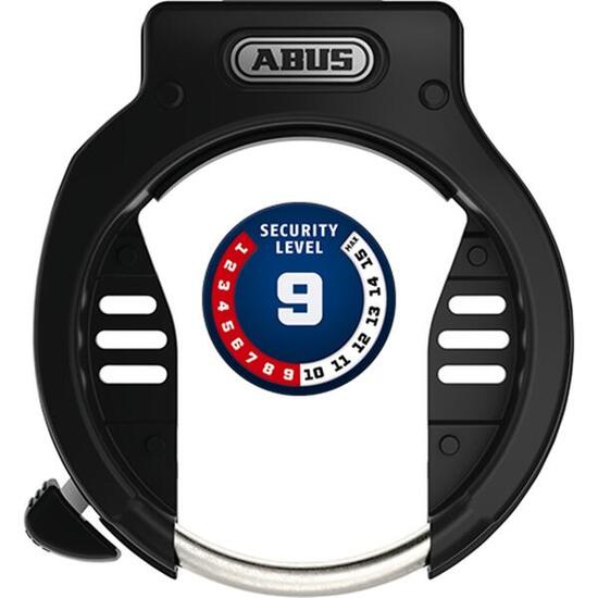 Abus Rahmenschloss AMPARO 4650SL R OE Stahl, Schlüssel rastend, Ø=8,5mm, schwarz