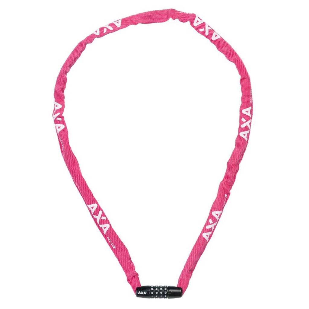 AXA Rigid RCC120 120cm Pink Chain Lock for Bicycles