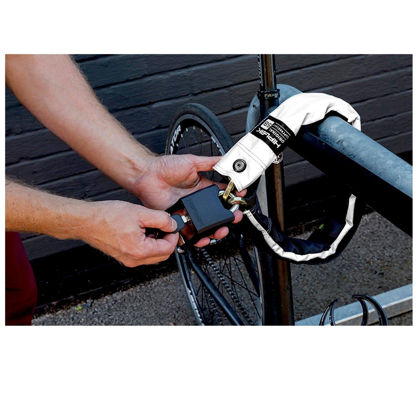 HIPLOK GOLD WEARABLE CHAIN LOCK 10MM X 85CM WAIST 24-44 INCHES