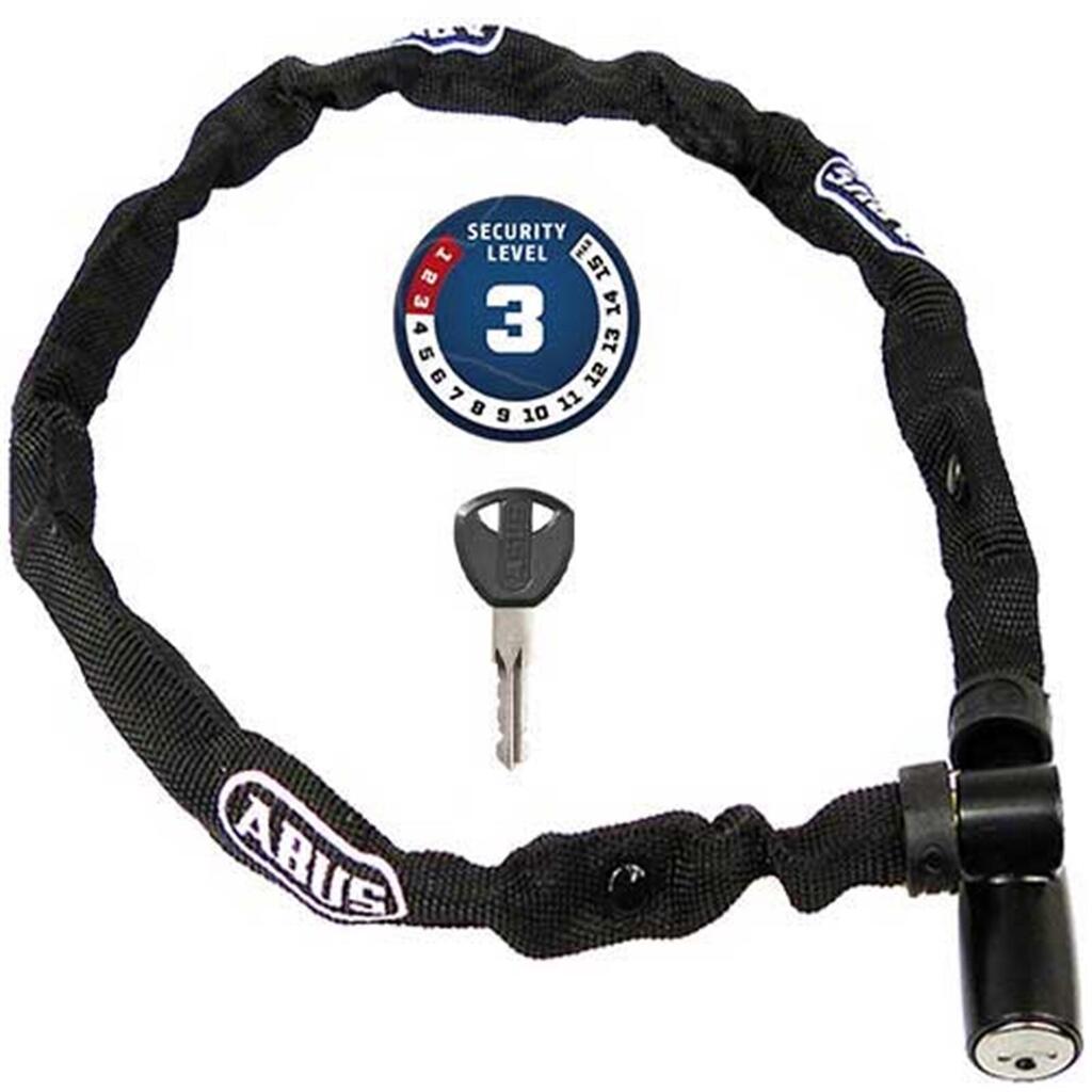 Abus 1500/110 Web Chain Lock - Black - 110 cm for Bicycle Security