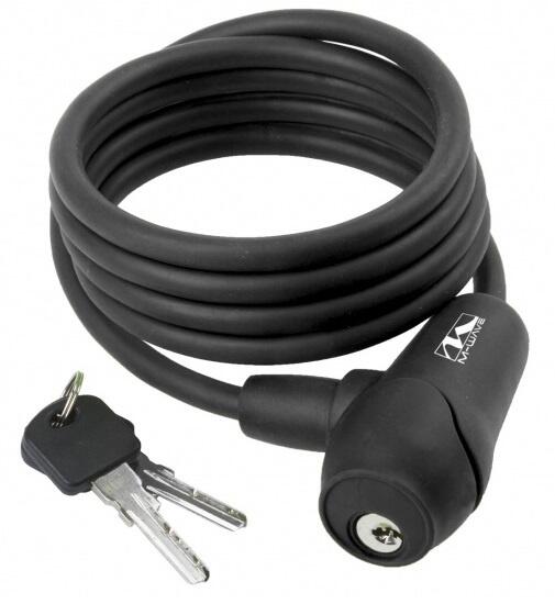 M-Wave Kabel-Spiral 1800 x 12 mm schwarz 4/4