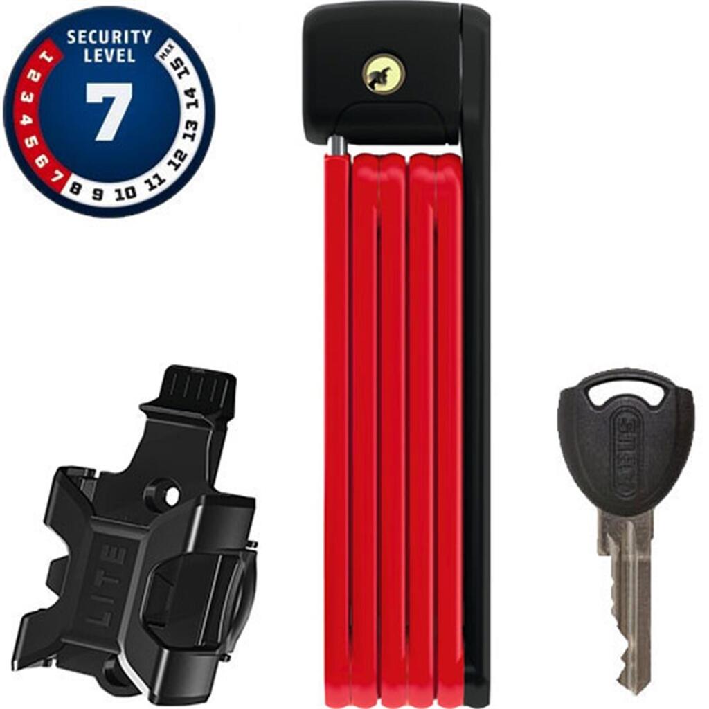 Compact Abus Bordo Lite 85cm Red Folding Lock