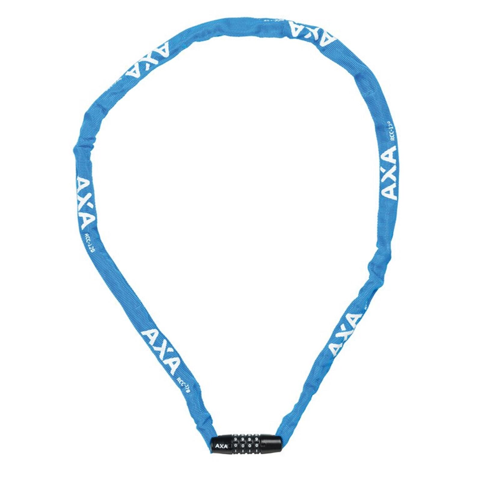 Axa - Cadenas À Chaîne Rigid Rcc Code 120/3,5 - Bleu - Verrou - Bleu - Taille Unique - Decathlon