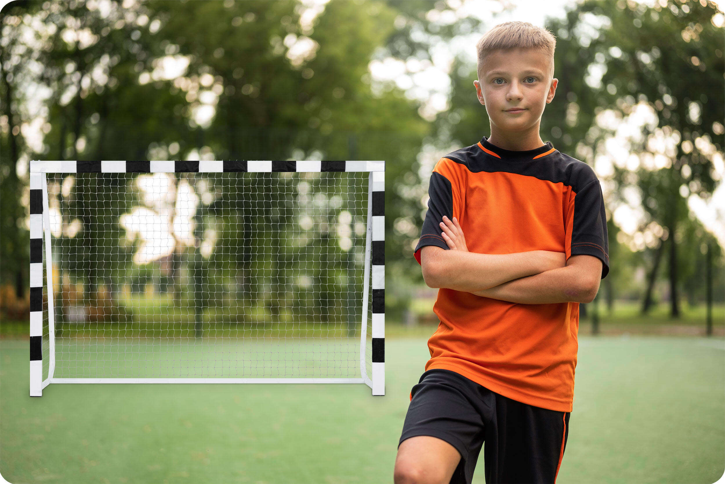 NEO-SPORT Fußballtor Outdoor Fussballtor Training Kinder 6/7
