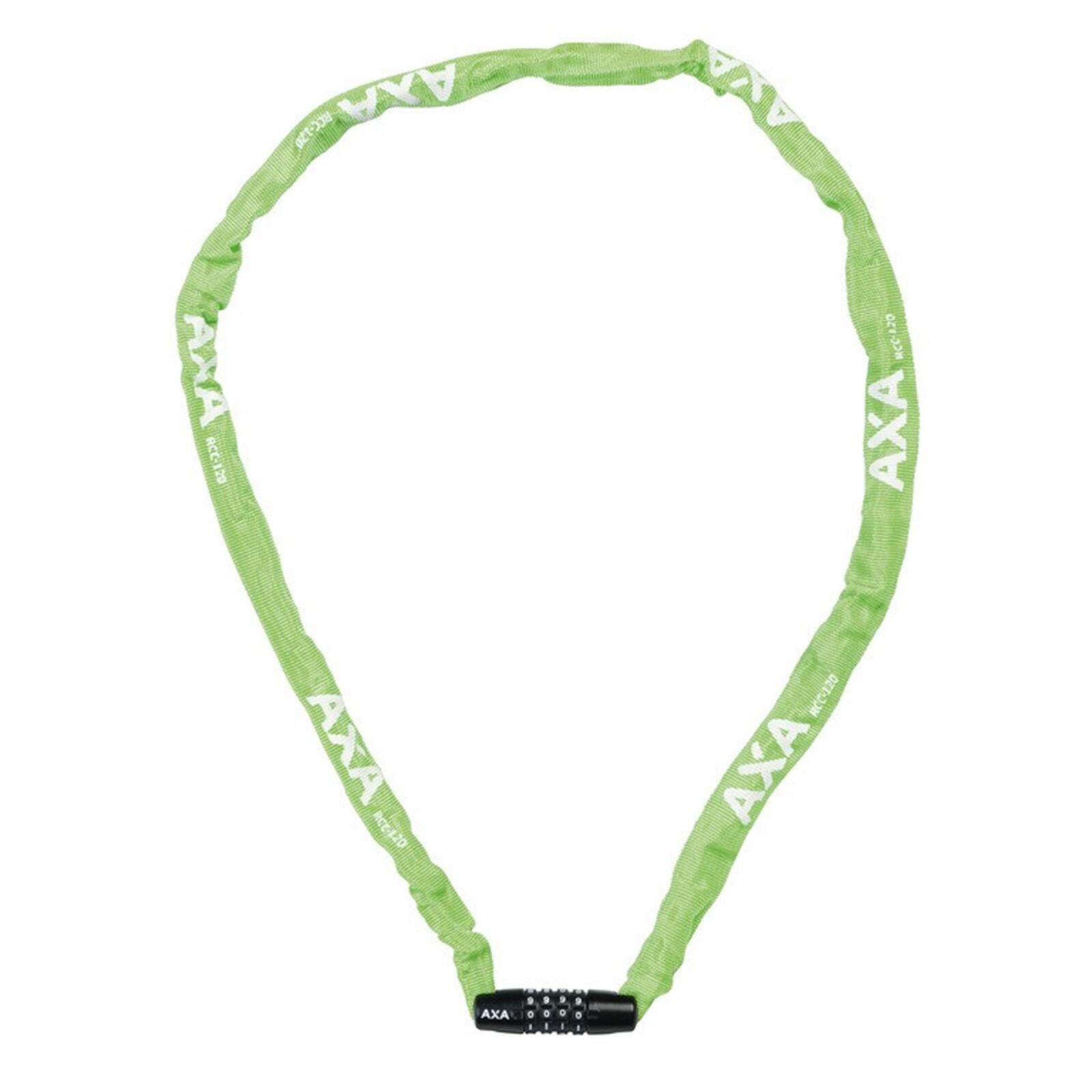 Axa - Cadenas À Chaîne Rigid Rcc Code 120/3,5 - Verrou - Vert - Taille Unique - Decathlon