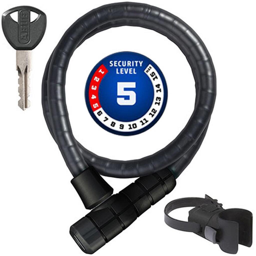 Abus Microflex 6615K Bicycle Cable Lock 85 cm - Black