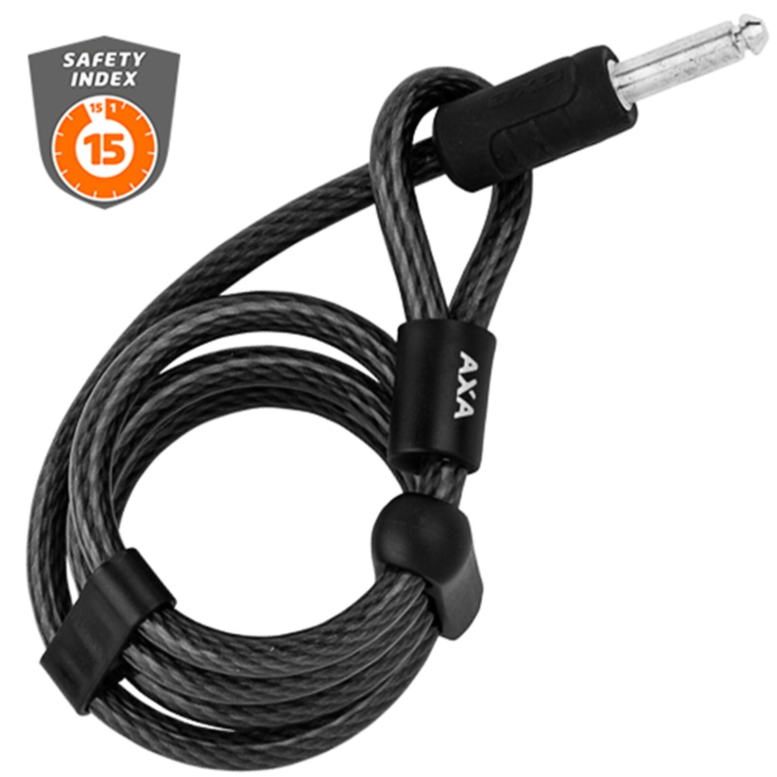 Axa - Antivol Câble À Boucle Fer À Cheval Axa Solid Plus / Defender - Verrou - Noir - Taille Unique - Decathlon