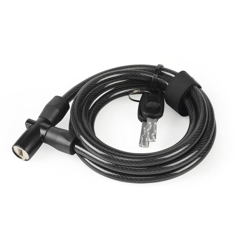 XLC LO-L14 Spiral Cable Lock 8x1800mm Black