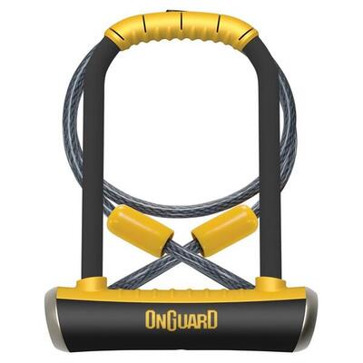 Onguard pitbull dt 8005 u-lock fietsslot 5 x sleutels met code + kabel