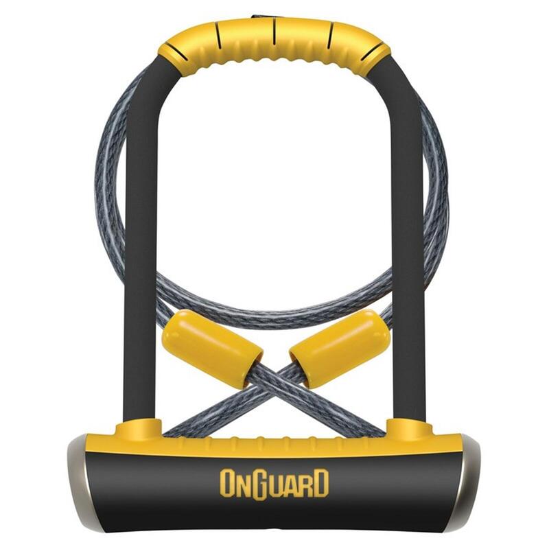 Antivol pour vélo OnGuard PitBull DT 8005 U-LOCK 5 x Clés avec code + câble