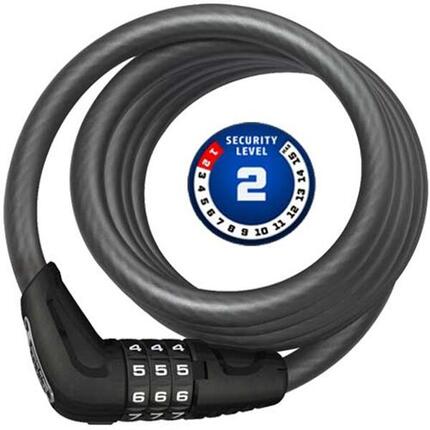 Abus STAR 4508C zamek spiralny 150 cm czarny